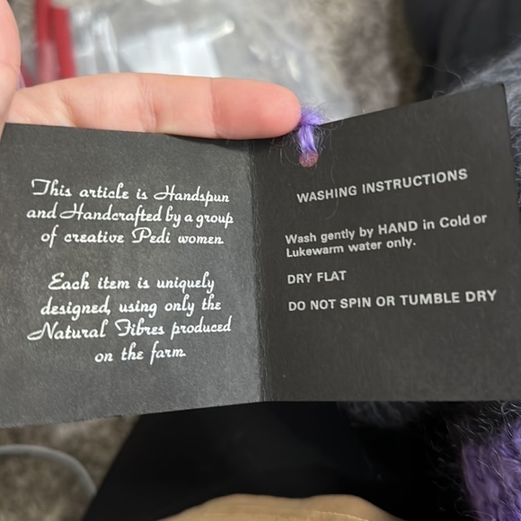 NWT wild n’wooly women’s pure kid mohair/ angora rabbit pullover sweater onesize - Picture 6 of 6